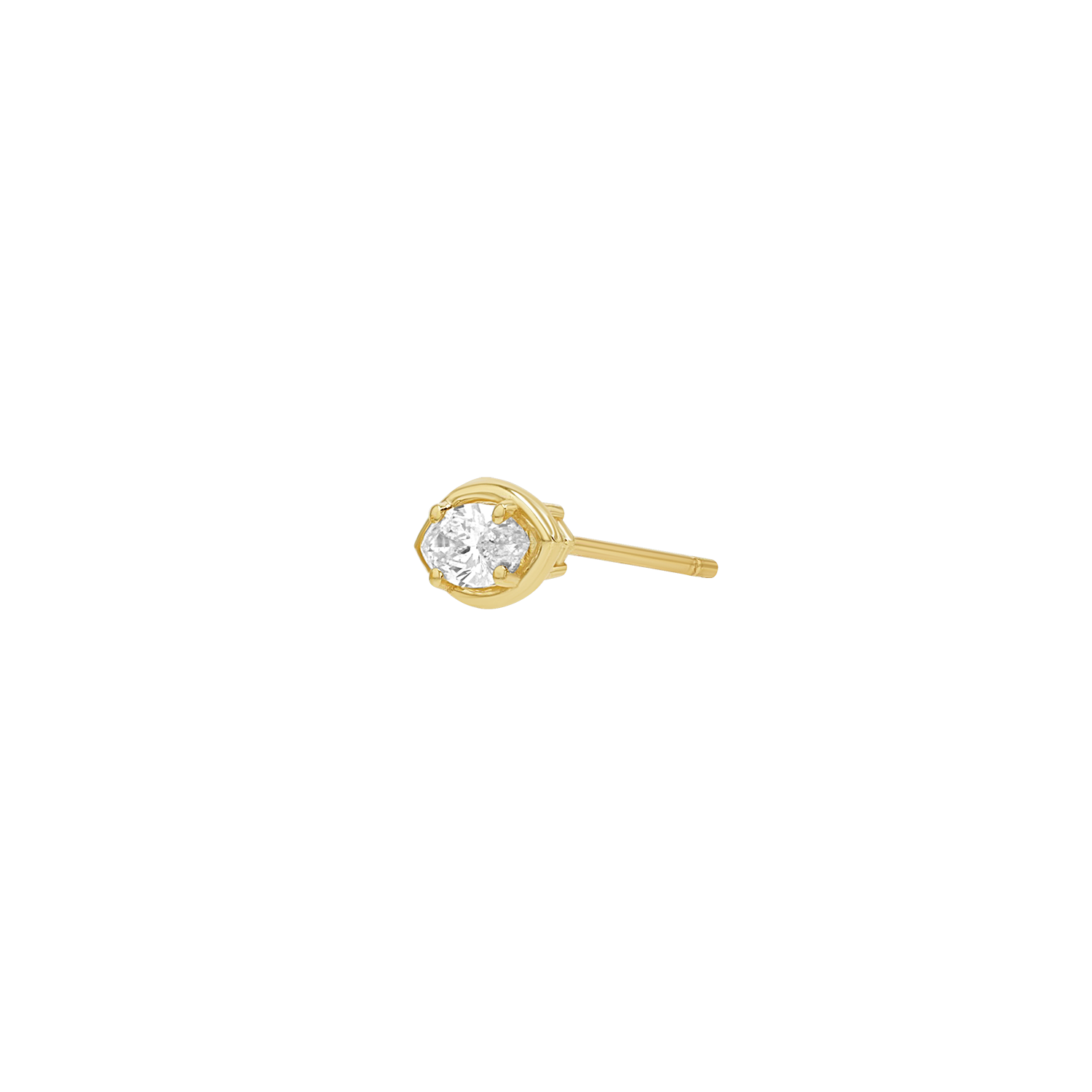 Marquise Diamond Stud Earrings