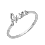 Zodiac Script Ring
