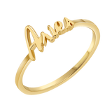 Zodiac Script Ring