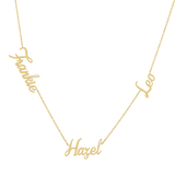 Trois Name Necklace