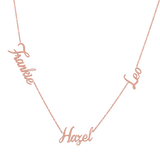 Trois Name Necklace
