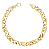 14K Miami Cuban Link Chain Bracelet 5.5mm