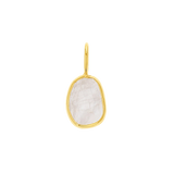 One of a Kind Moonstone Slice Charm