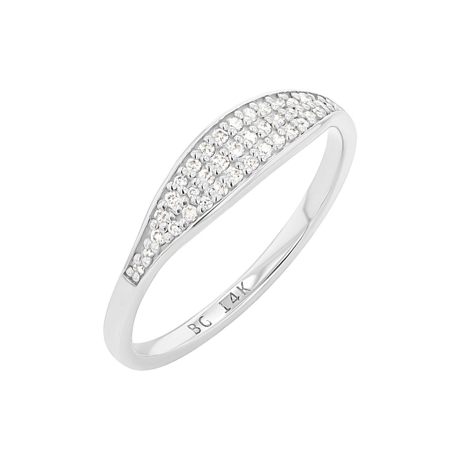 Tapered Diamond Stacking Band