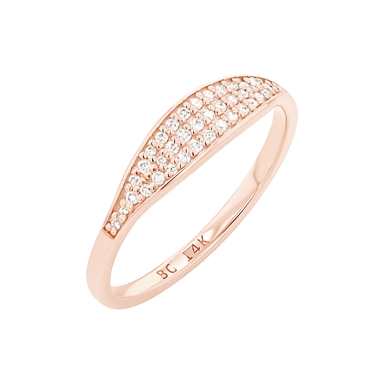 Tapered Diamond Stacking Band
