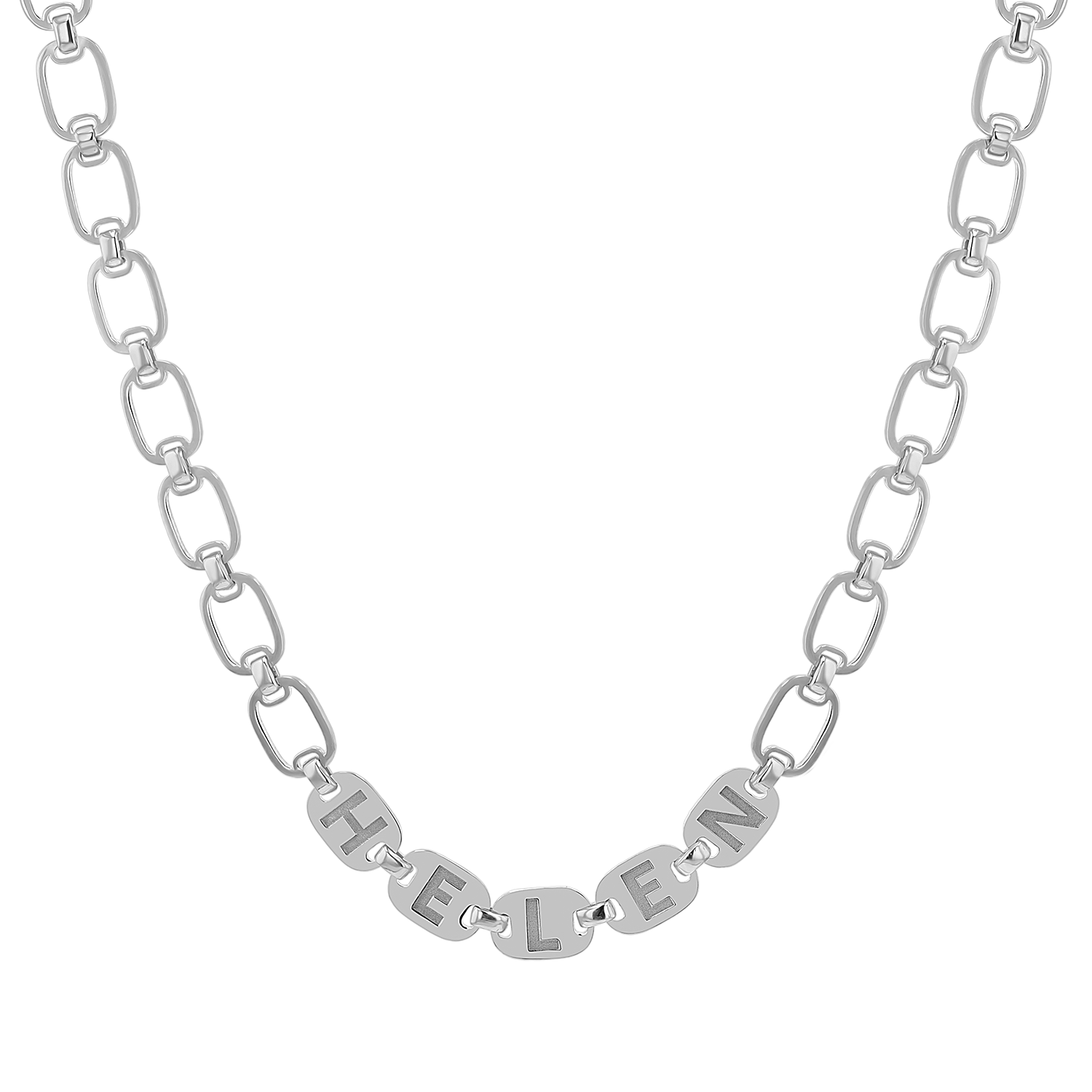 Custom Chain Link Name Necklace