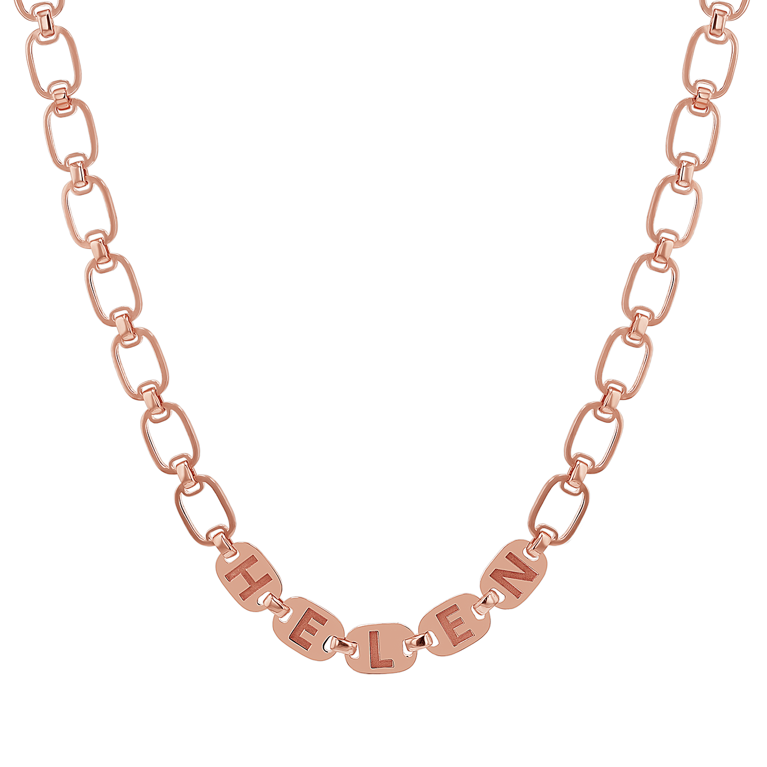 Custom Chain Link Name Necklace