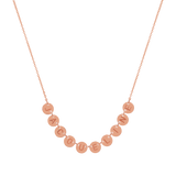 Round Bubble Name Necklace