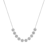 Round Bubble Name Necklace