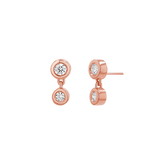 Linked Diamond Duo Studs