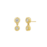 Linked Diamond Duo Studs