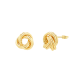 Rope Twist Love Knot Earrings