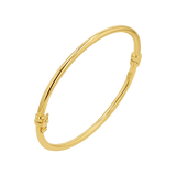 Classic Oval Tube Bangle (3mm)
