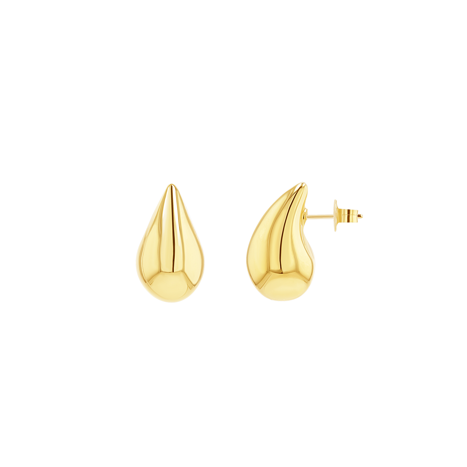 Puff Rain Drop Earrings