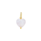 Rose Quartz Heart Charm