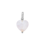 Rose Quartz Heart Charm