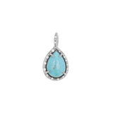 Turquoise Tear Drop Charm