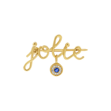 Mini Letter Name Pin with Round Eye Charm