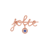 Mini Letter Name Pin with Round Eye Charm