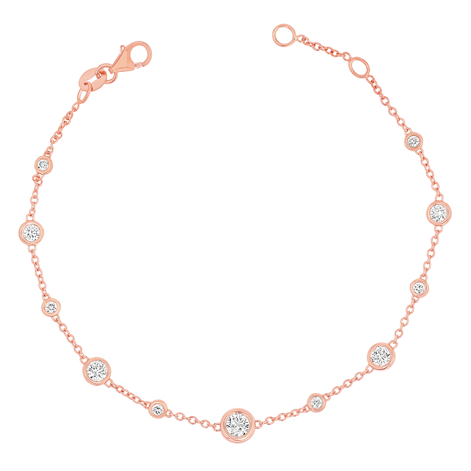 Endless Diamond Strand Bracelet