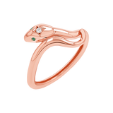 Diamond Serpentine Wrap Ring