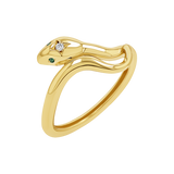 Diamond Serpentine Wrap Ring
