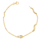 Diamond Serpentine Strand Bracelet