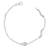 Diamond Serpentine Strand Bracelet