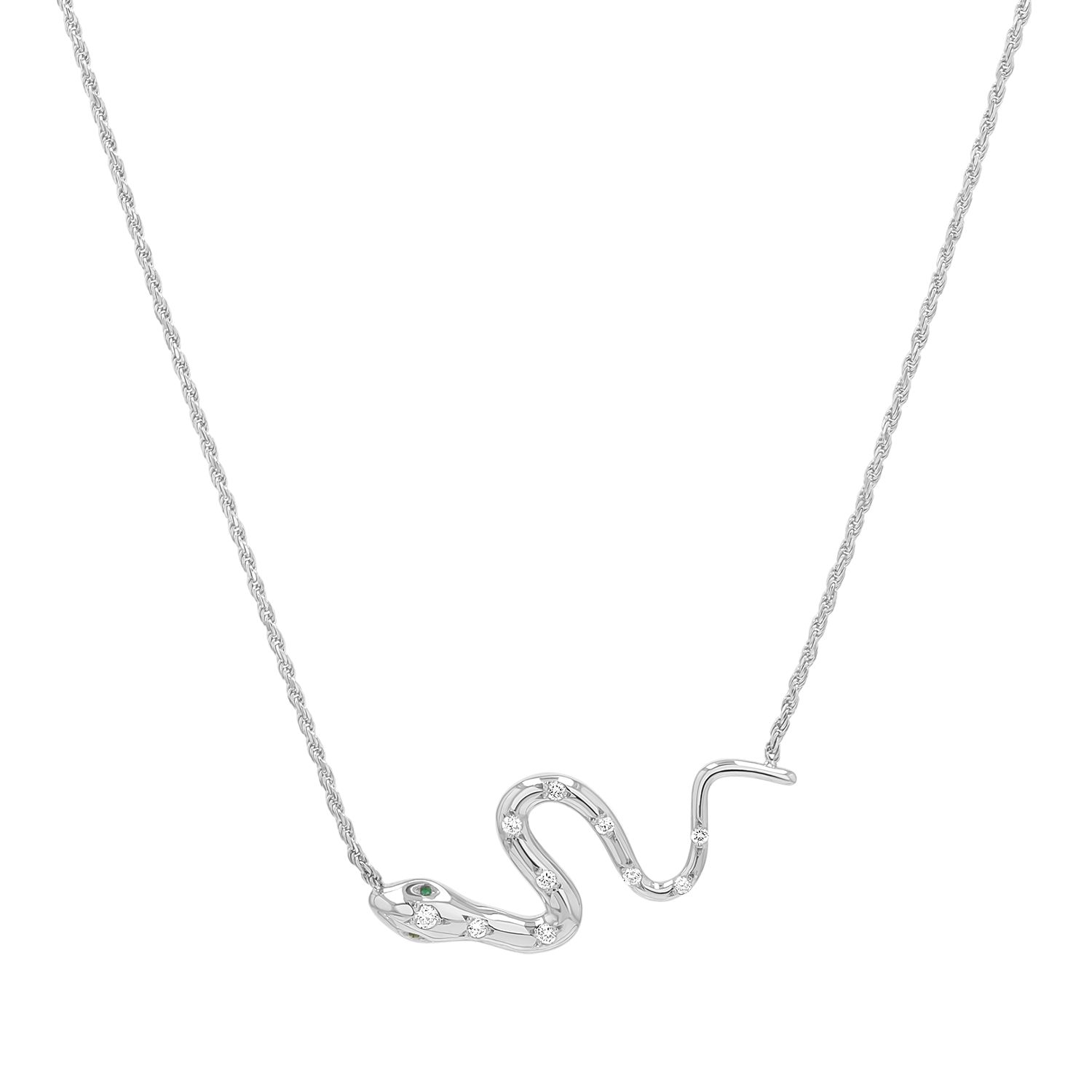 Diamond Serpentine Necklace