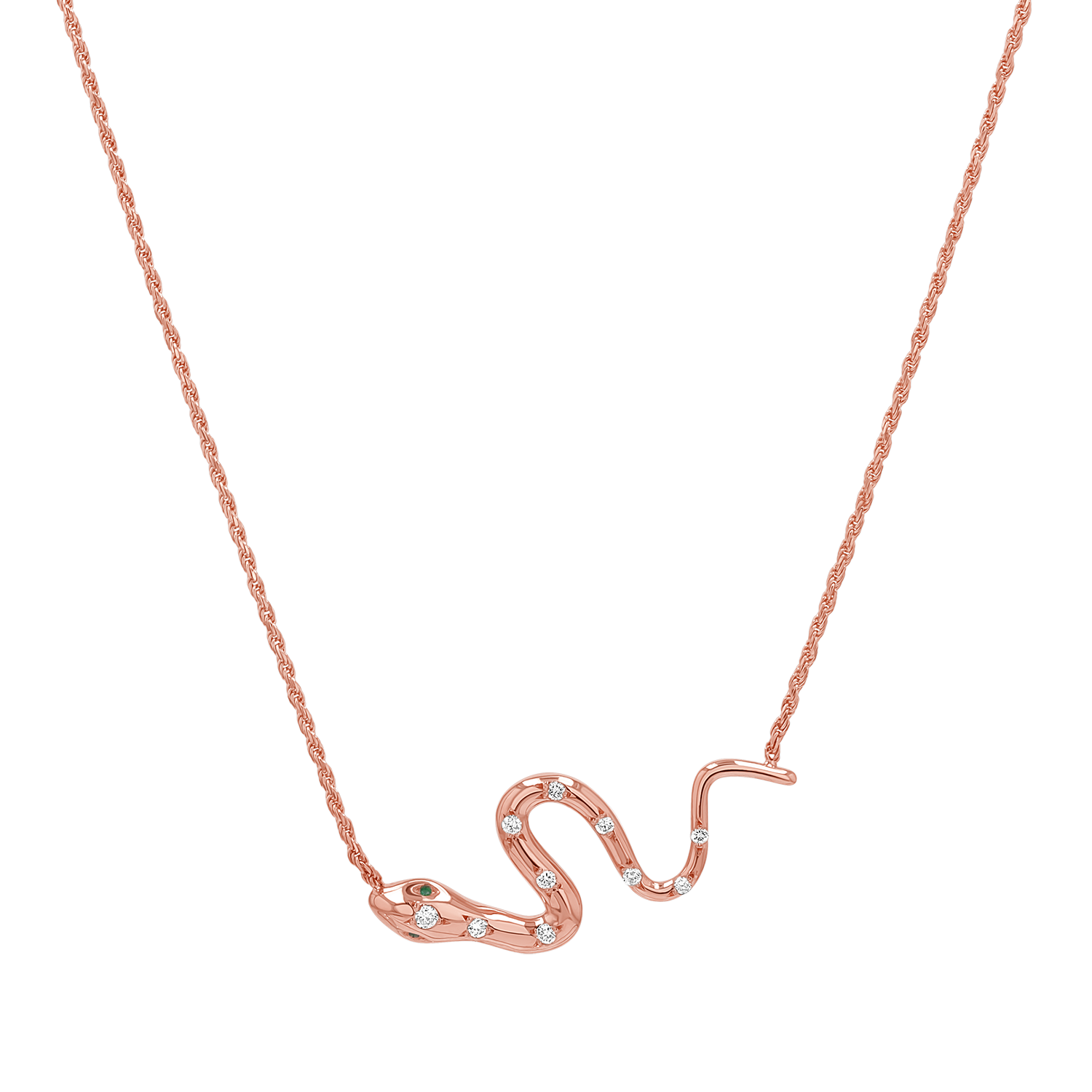 Diamond Serpentine Necklace