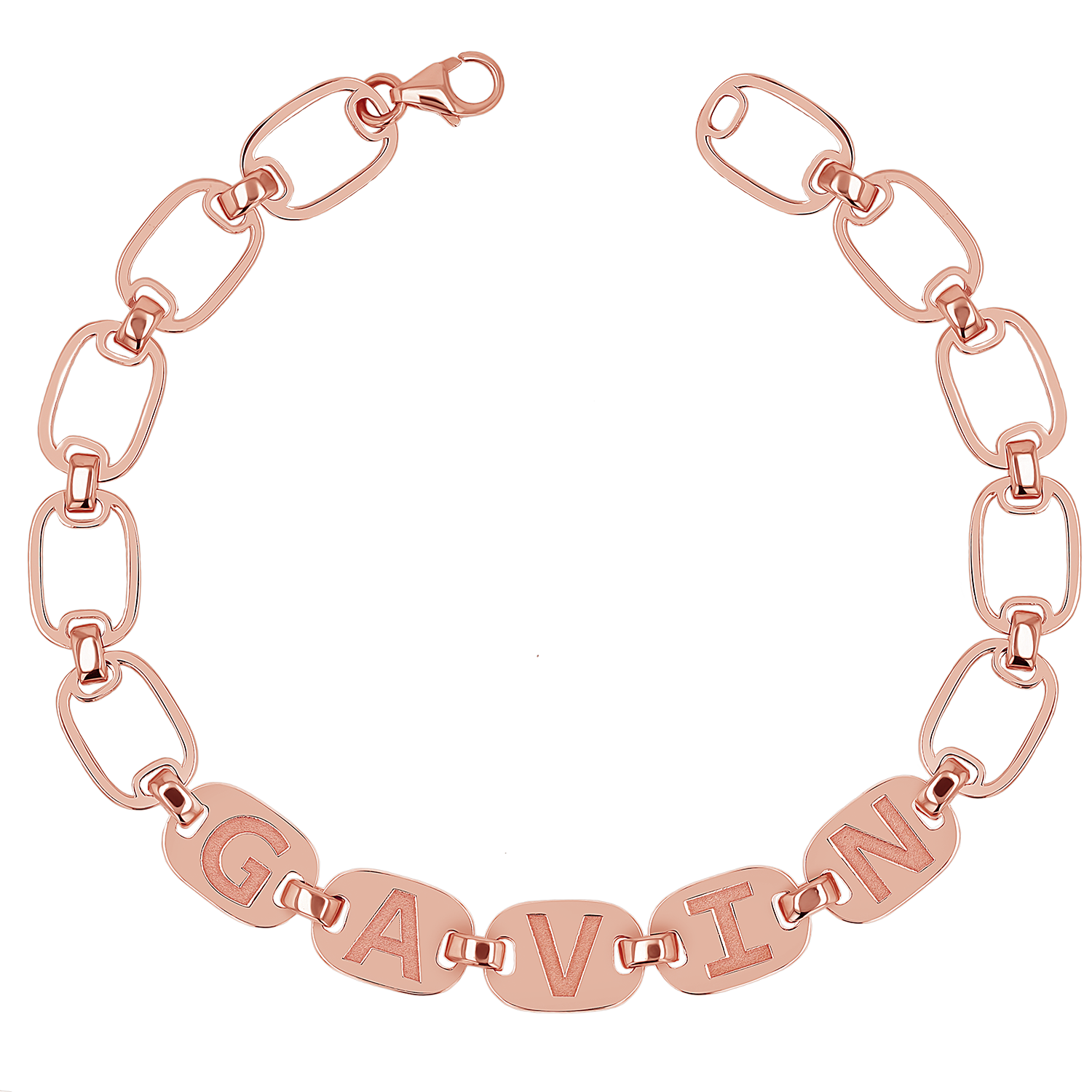 Custom Chain Link Name Bracelet
