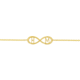 Infinity Letter Bracelet