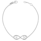 Infinity Letter Bracelet