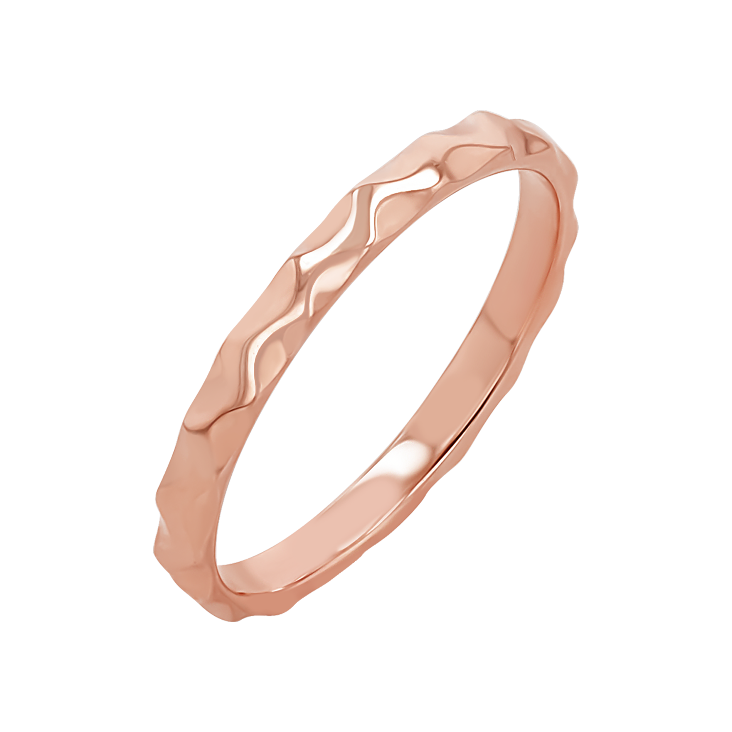 Hammered Stacking Band