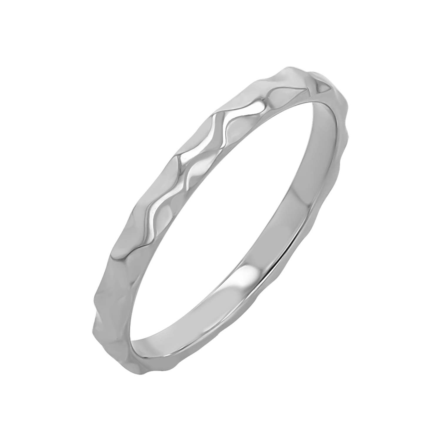 Hammered Stacking Band
