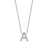Kids Diamond Pave Letter Necklace