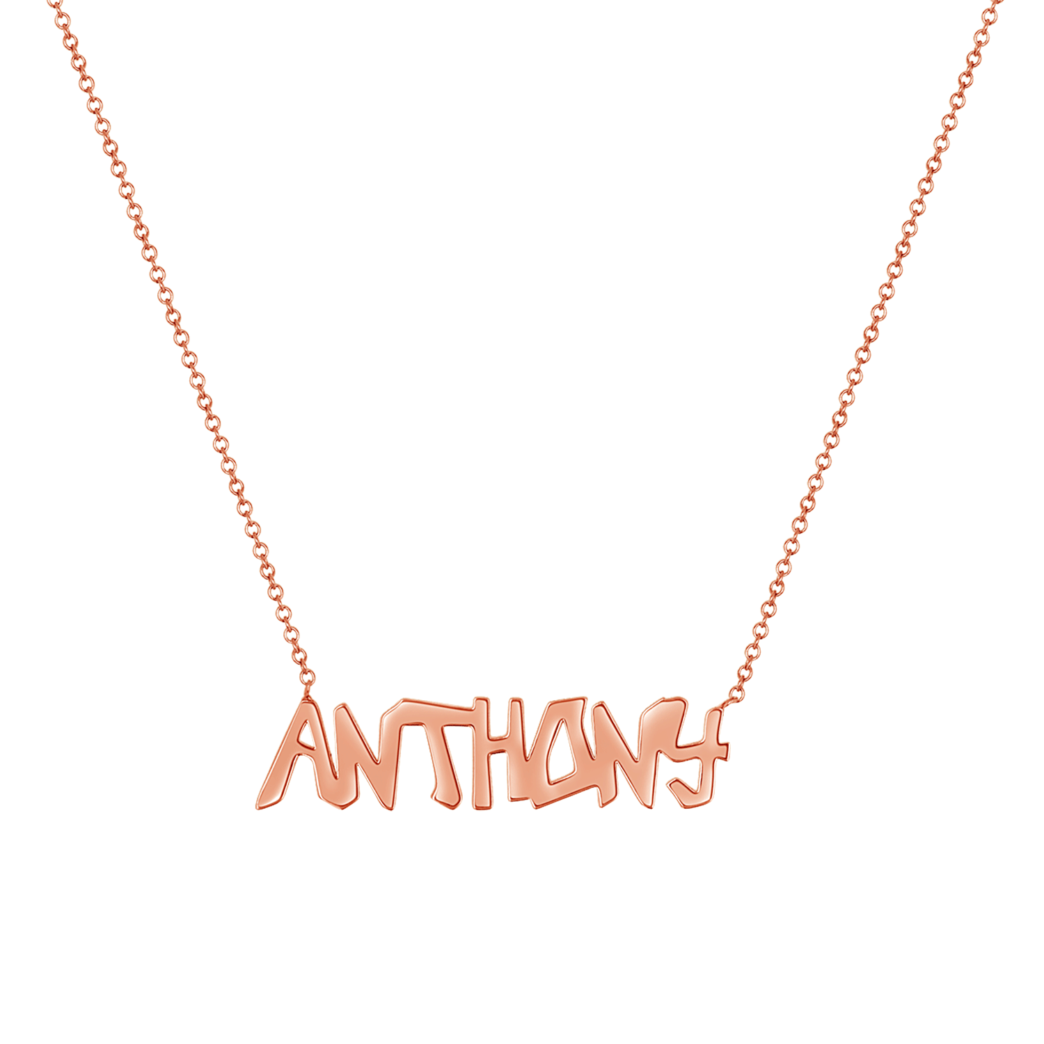 Graffiti Name Necklace