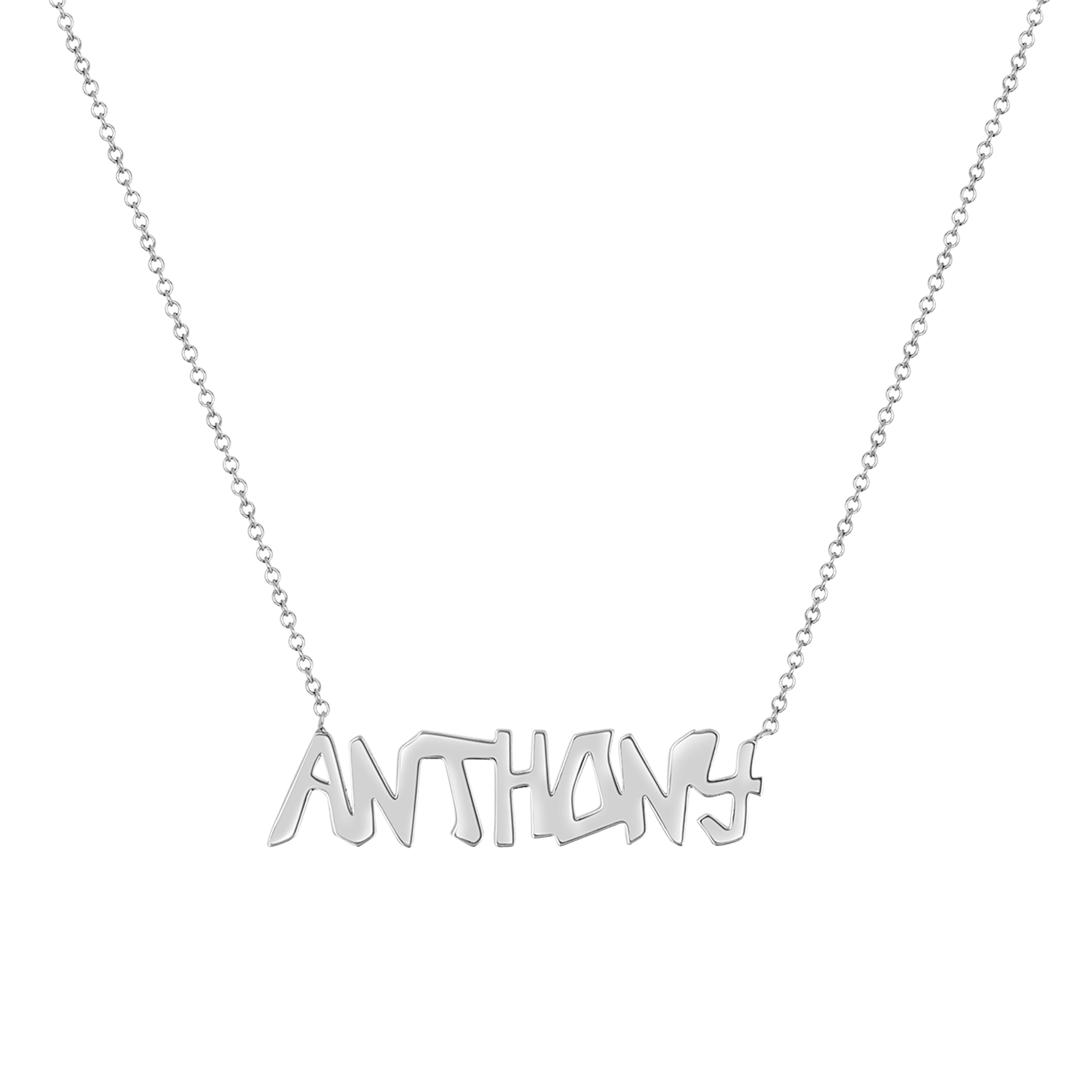 Graffiti Name Necklace