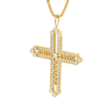 Diamond Custom Name Cross Pendant