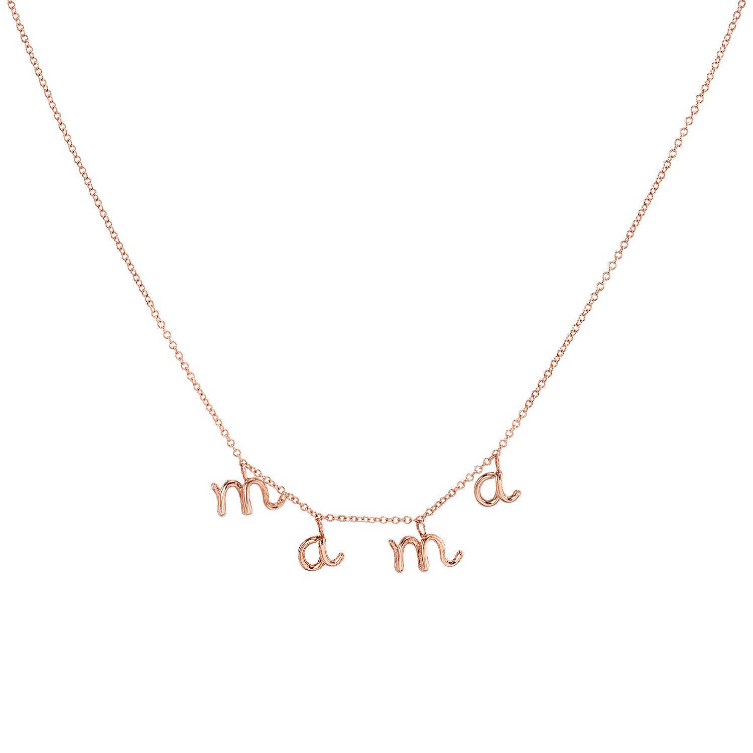 Mini Letter Mama Necklace