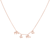 Mini Letter Mama Necklace