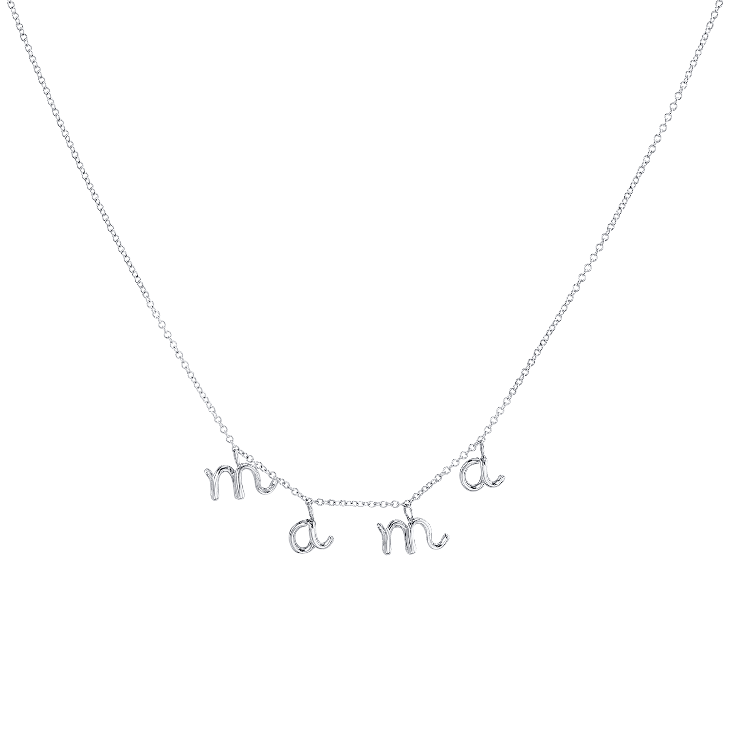 Mini Letter Mama Necklace