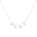 Mini Letter Mama Necklace
