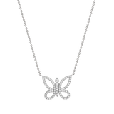 Kids Diamond Pave Butterfly Necklace
