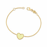 Enamel Heart Bracelet