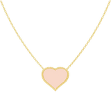 Enamel Heart Necklace
