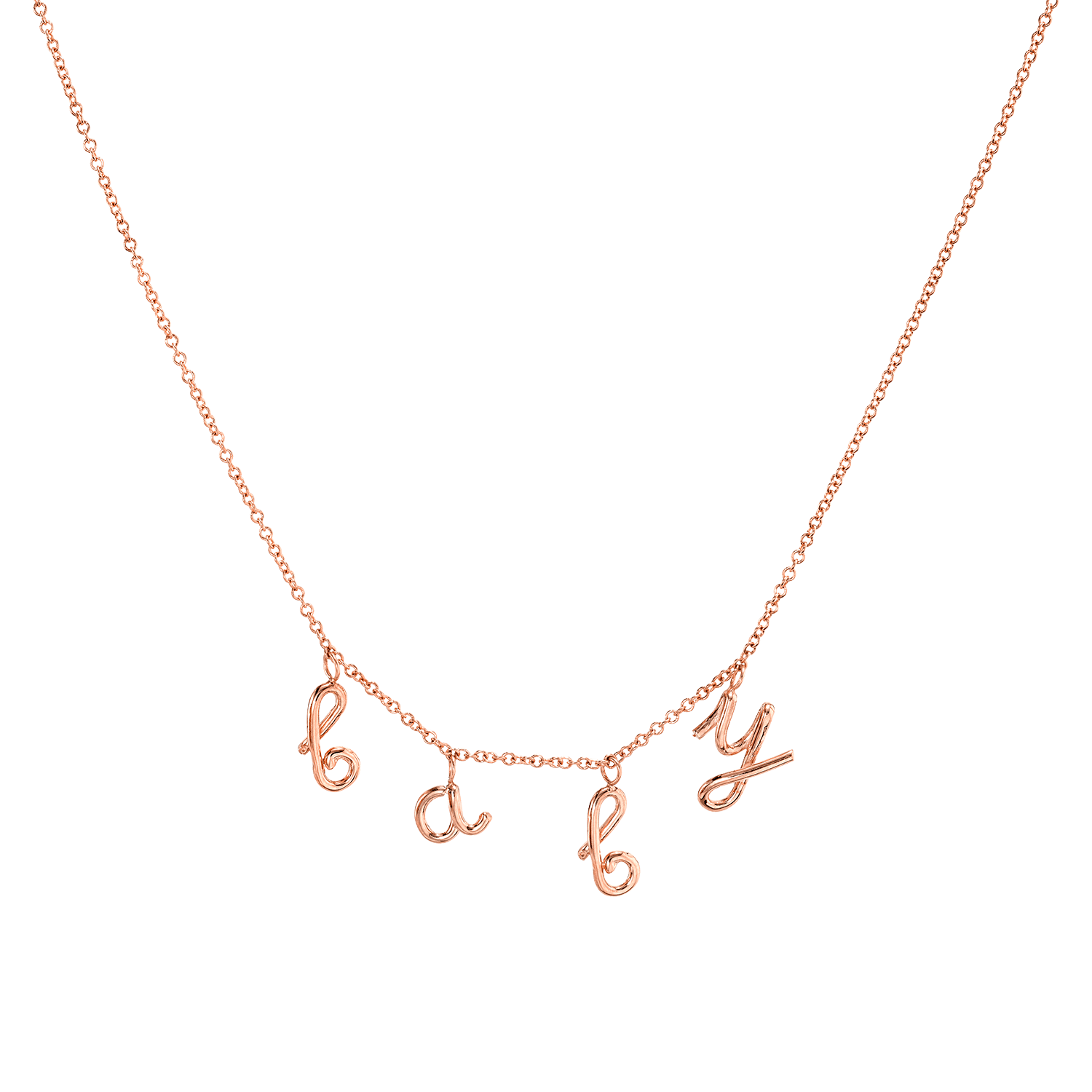 Mini Letter Baby Necklace