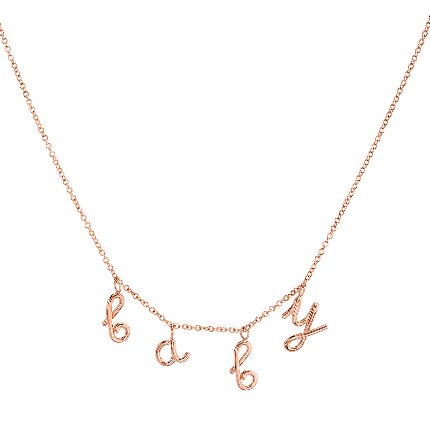 Kids Mini Letter Baby Necklace