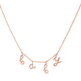 Kids Mini Letter Baby Necklace