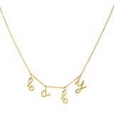 Kids Mini Letter Baby Necklace